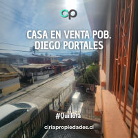 Vendo Casa en Población Diego Portales de Quillota