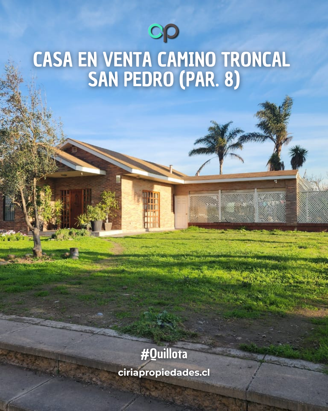 Arriendo espectacular casa en Paradero 12 Camino Troncal San Pedro Quillota
