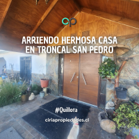 Arriendo hermosa casa en camino Troncal San Pedro