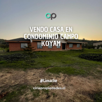 Vendo parcela con casa en Condominio Campo Koyam de Limache