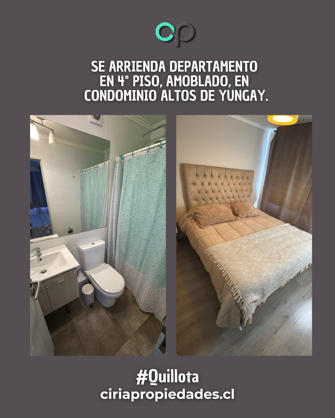 ARRIENDO – Departamento amoblado en Altos de Yungay, Quillota - Imagen 2