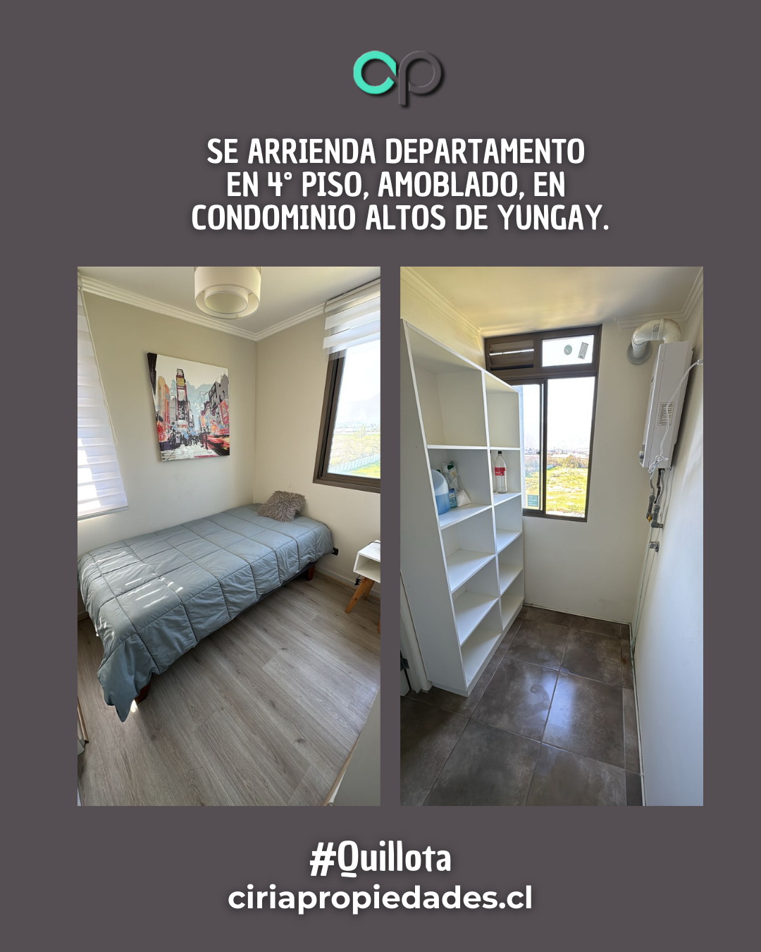 ARRIENDO – Departamento amoblado en Altos de Yungay, Quillota - Imagen 3