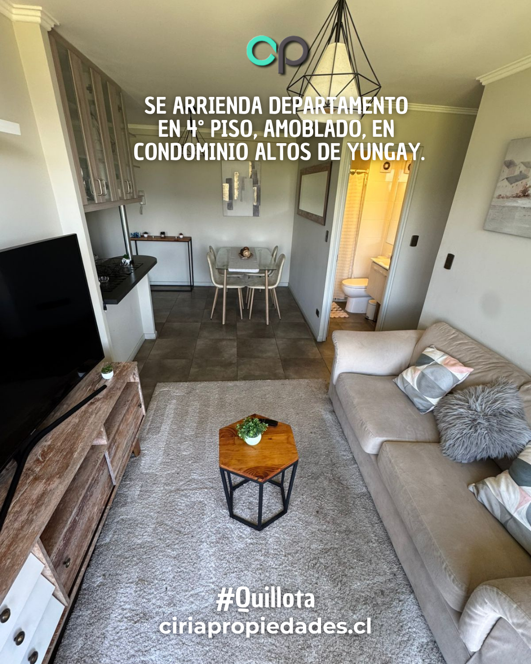 ARRIENDO – Departamento amoblado en Altos de Yungay, Quillota - Imagen 9