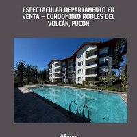 Espectacular Departamento en Venta – Condominio Robles del Volcán, Pucón