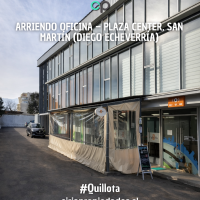 Arriendo Oficina – Plaza Center, San Martín (Diego Echeverría) Quillota