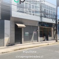 Amplio local comercial en pleno centro de Quillota