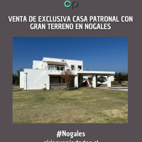 Venta de exclusiva casa patronal con gran terreno en Nogales