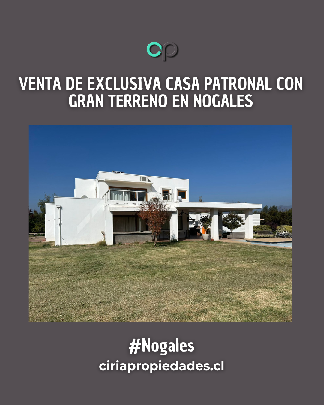 Venta de exclusiva casa patronal con gran terreno en Nogales