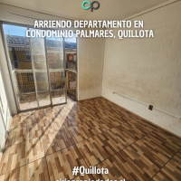 Arriendo departamento en Condominio Palmares, Quillota
