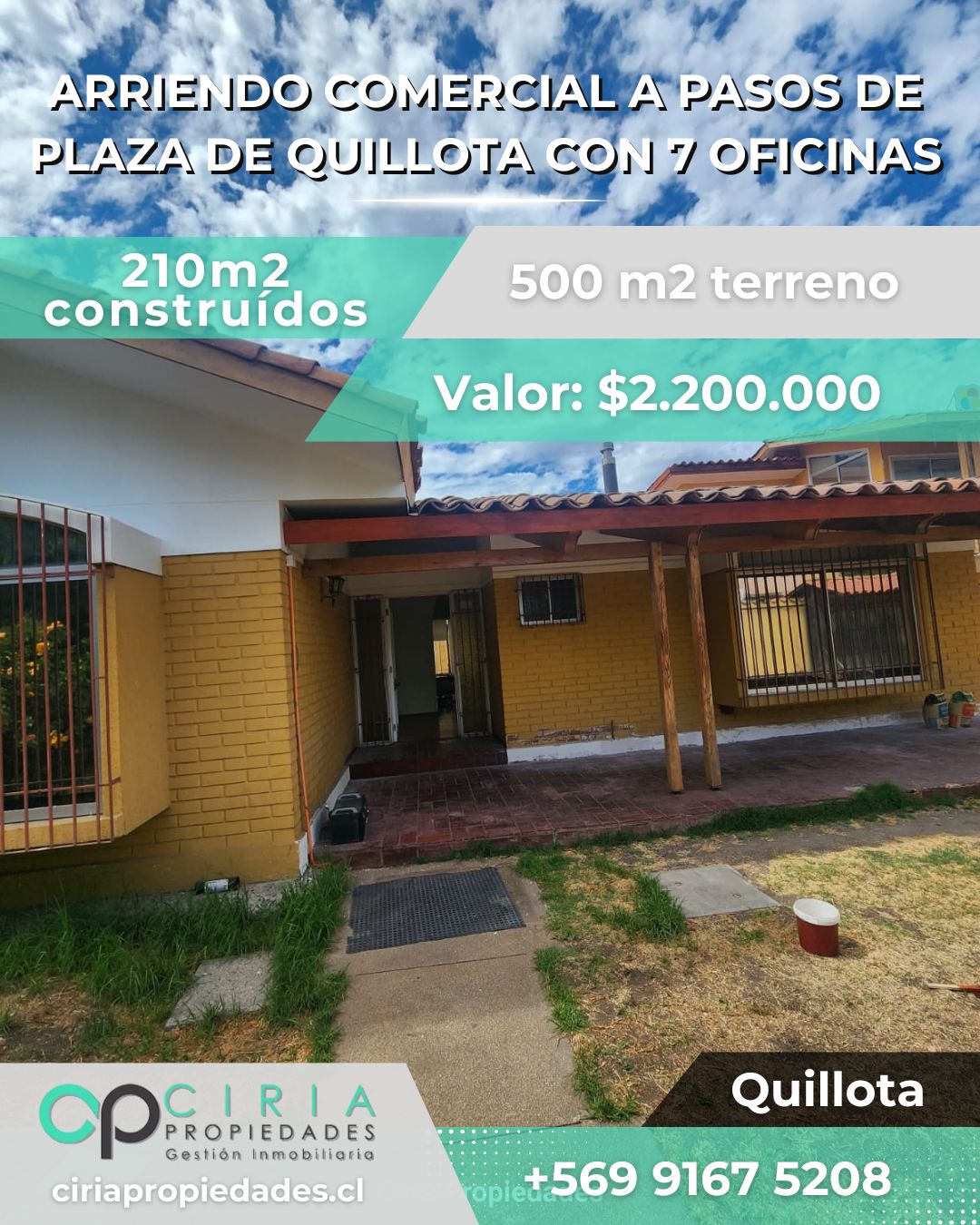 Arriendo comercial a pasos de Plaza de Quillota con 7 oficinas - Imagen 12