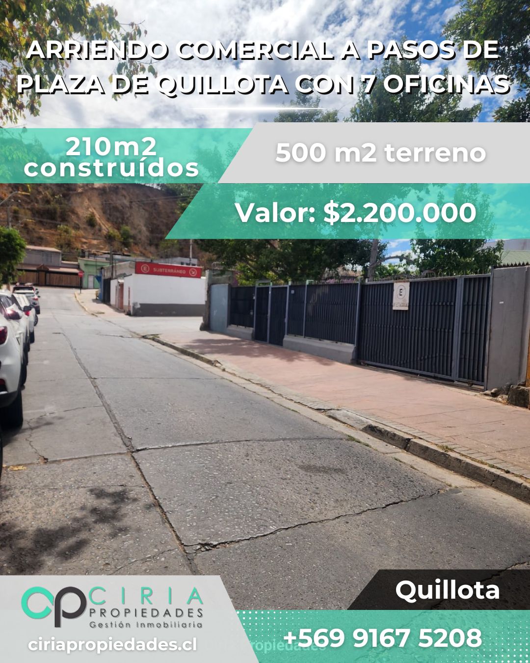 Arriendo comercial a pasos de Plaza de Quillota con 7 oficinas - Imagen 15