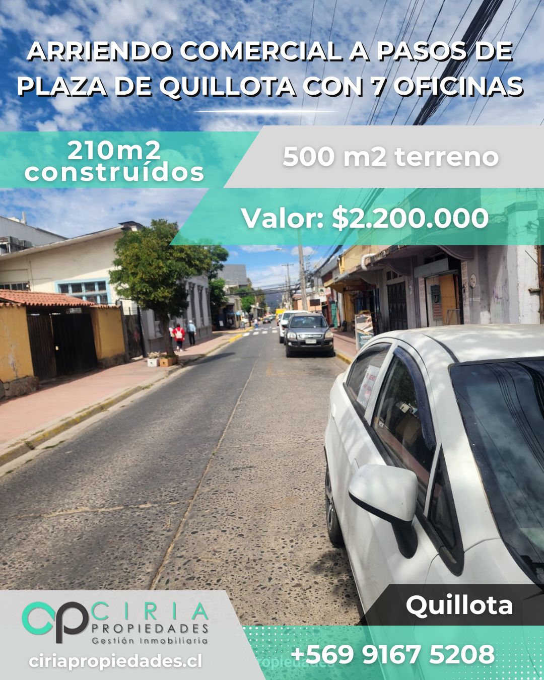 Arriendo comercial a pasos de Plaza de Quillota con 7 oficinas - Imagen 16