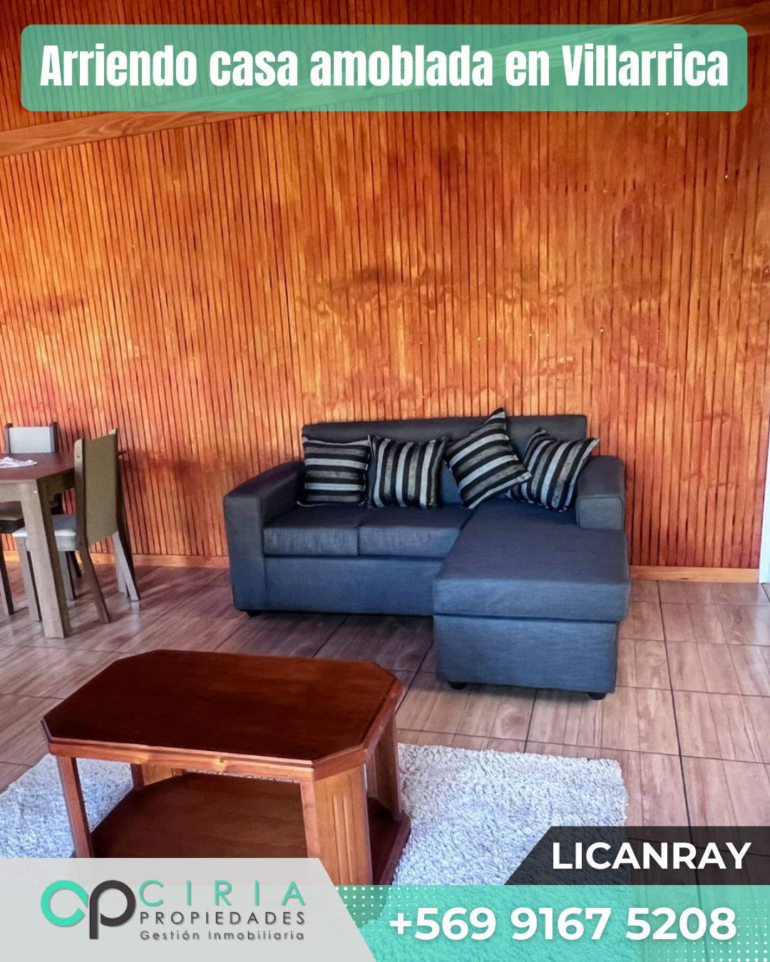 Arriendo casa amoblada en Villarrica - Imagen 2