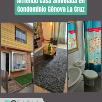 Arriendo casa amoblada en Condominio Génova La Cruz
