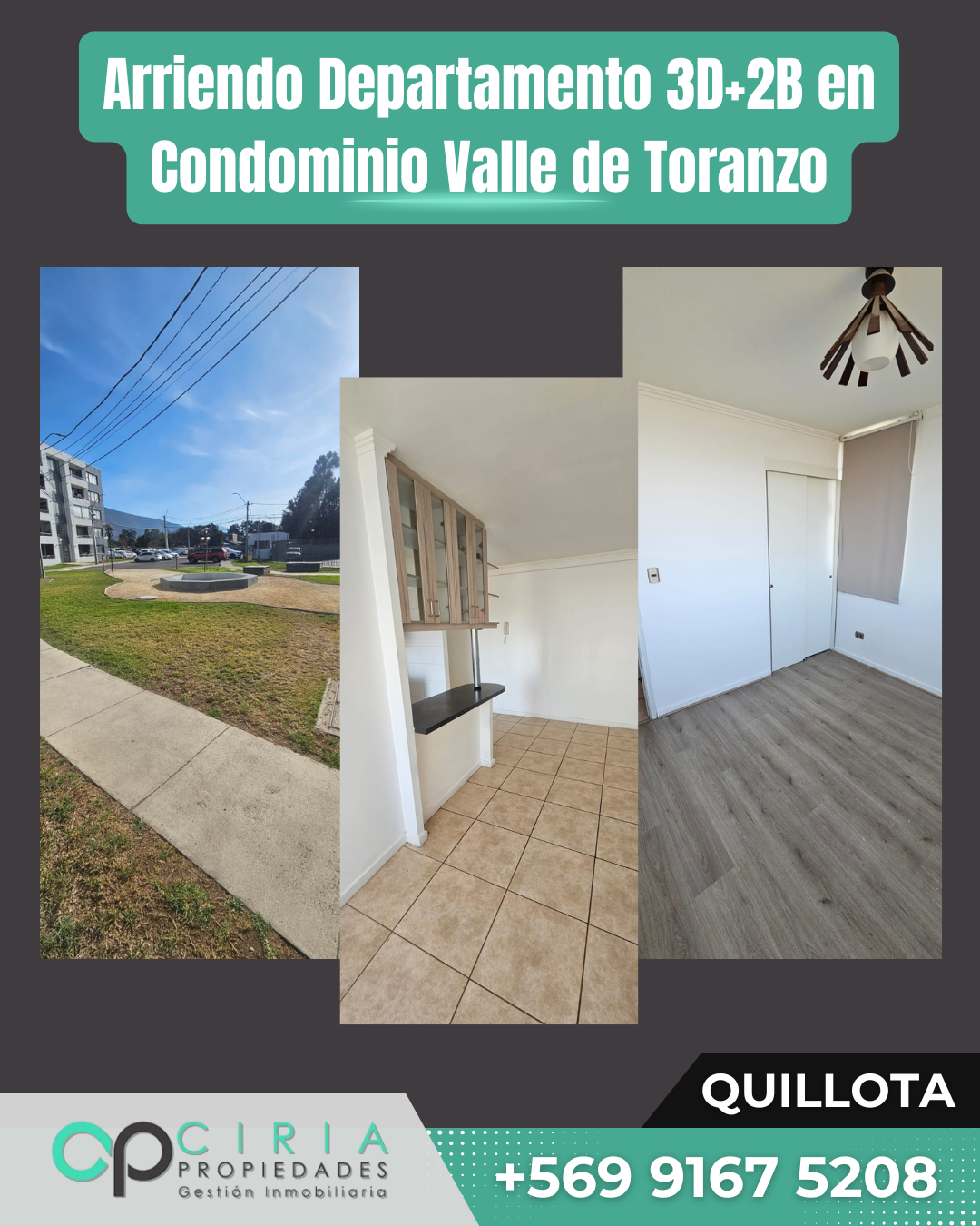 Arriendo Departamento 3D+2B en Condominio Valle de Toranzo - Imagen 4