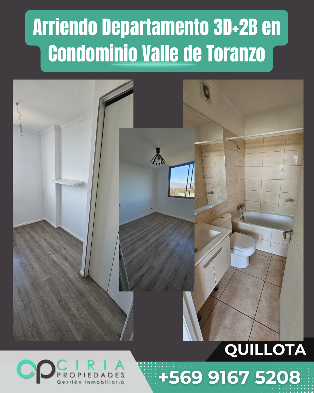 Arriendo Departamento 3D+2B en Condominio Valle de Toranzo - Imagen 6
