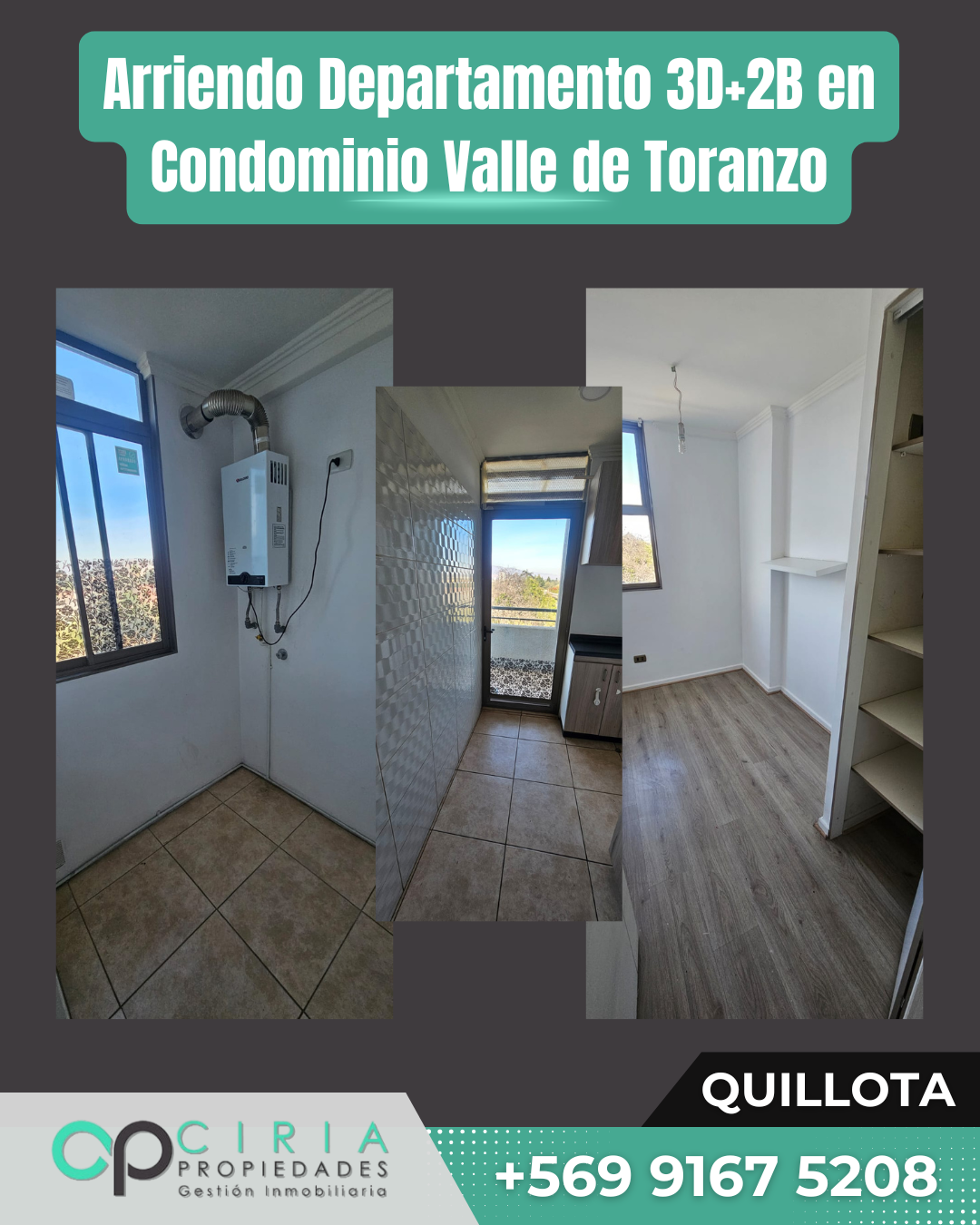 Arriendo Departamento 3D+2B en Condominio Valle de Toranzo - Imagen 7