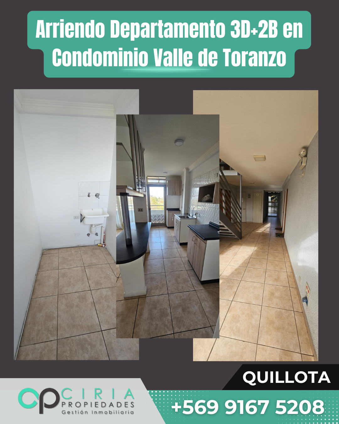 Arriendo Departamento 3D+2B en Condominio Valle de Toranzo - Imagen 8