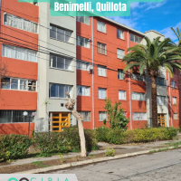 Depto 3D en venta, primer piso, en Benimelli, Quillota