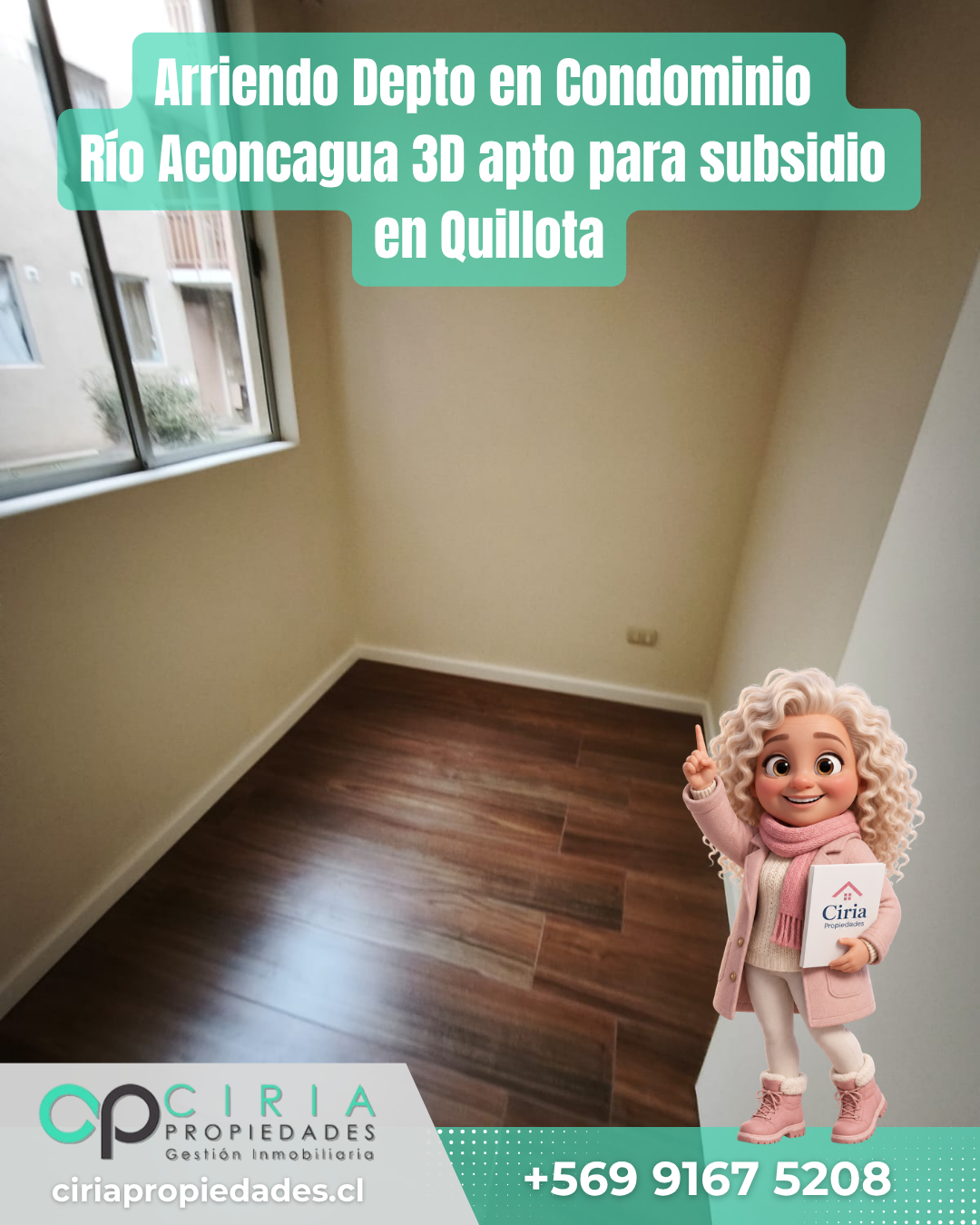 Arriendo Depto en Condominio Río Aconcagua 3D apto para subsidio en Quillota - Imagen 11