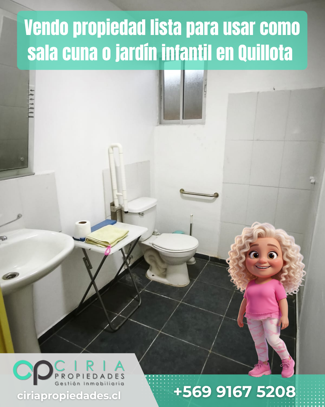 Vendo propiedad lista para usar como sala cuna o jardín infantil en Quillota - Imagen 13