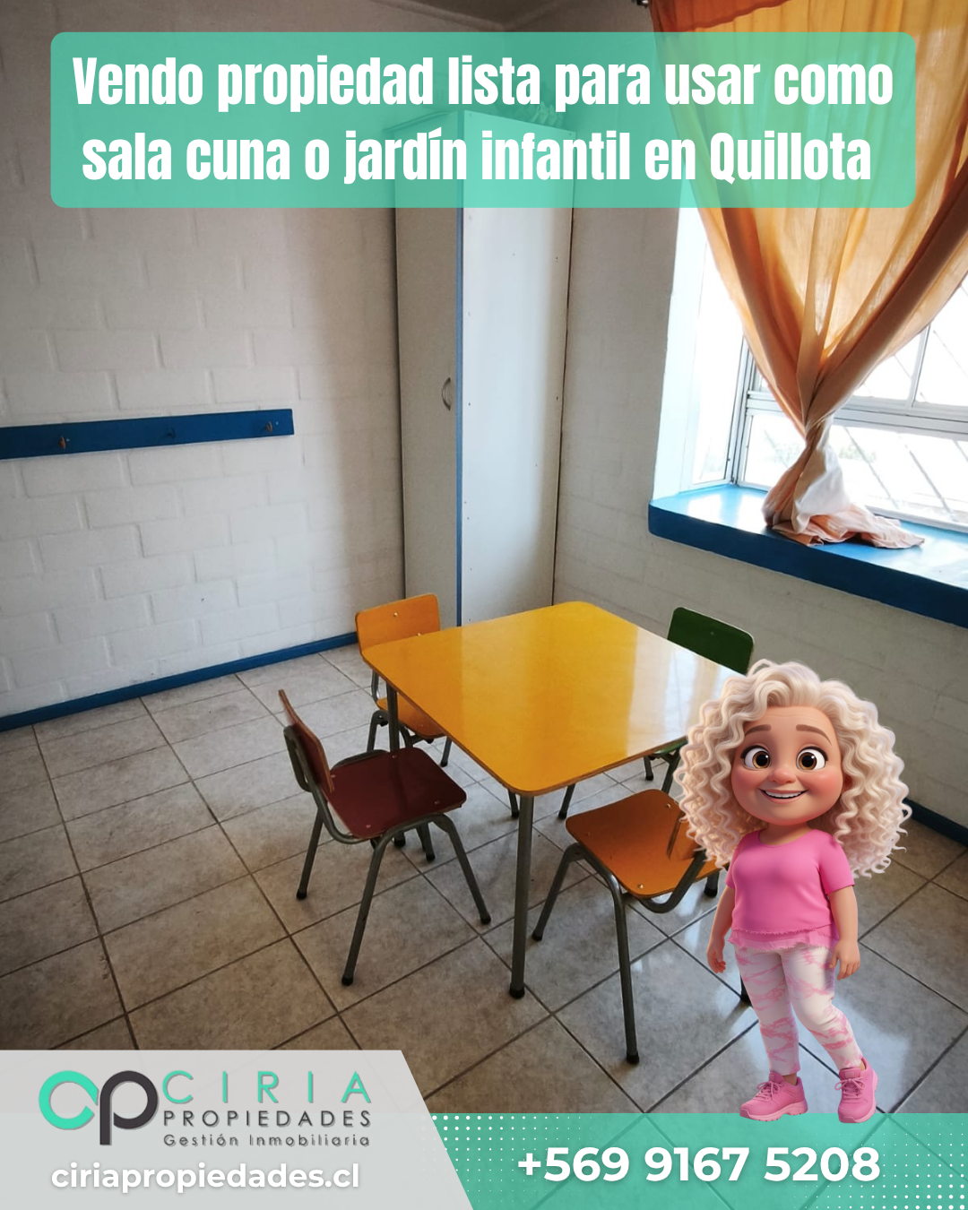 Vendo propiedad lista para usar como sala cuna o jardín infantil en Quillota - Imagen 14