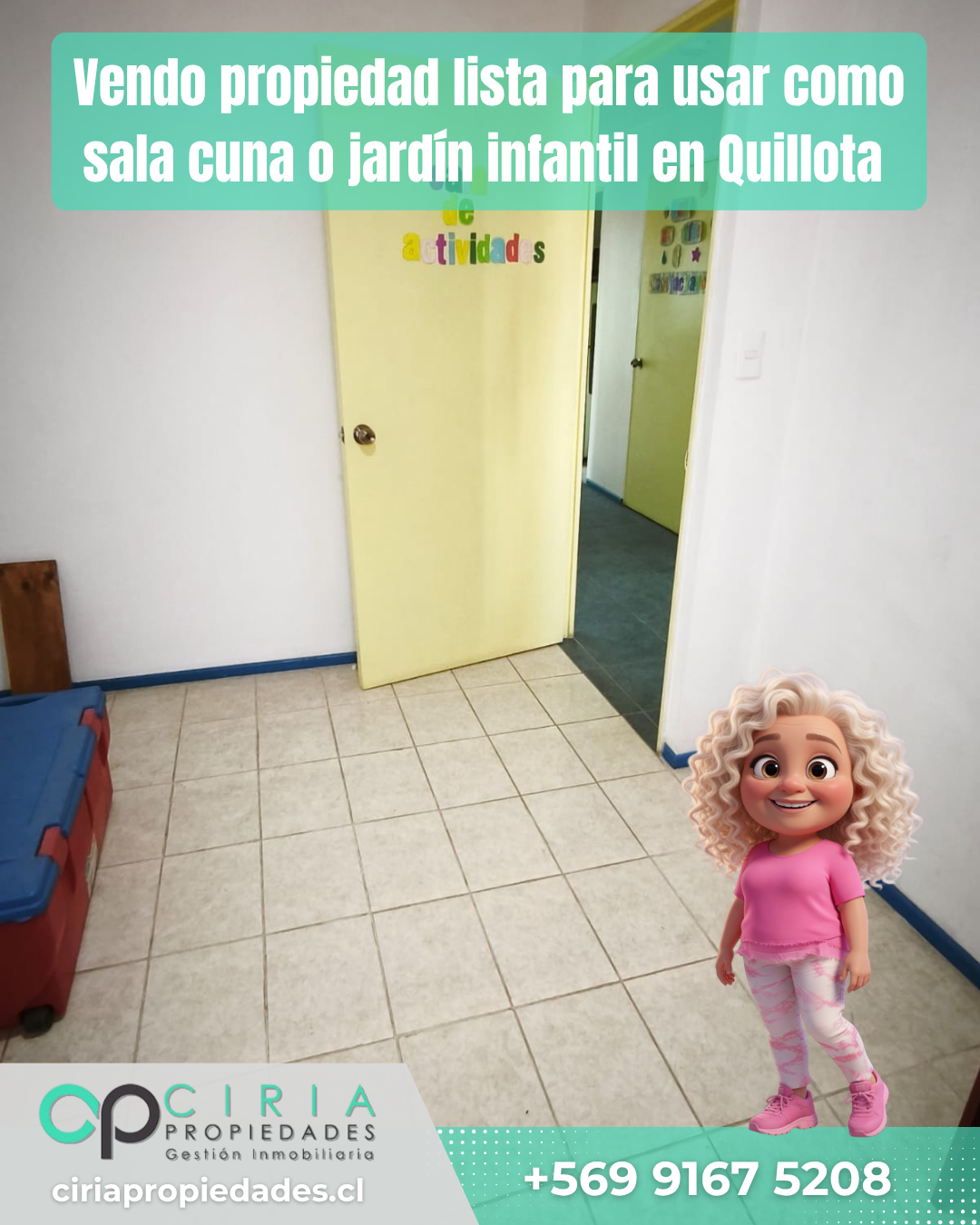 Vendo propiedad lista para usar como sala cuna o jardín infantil en Quillota - Imagen 18