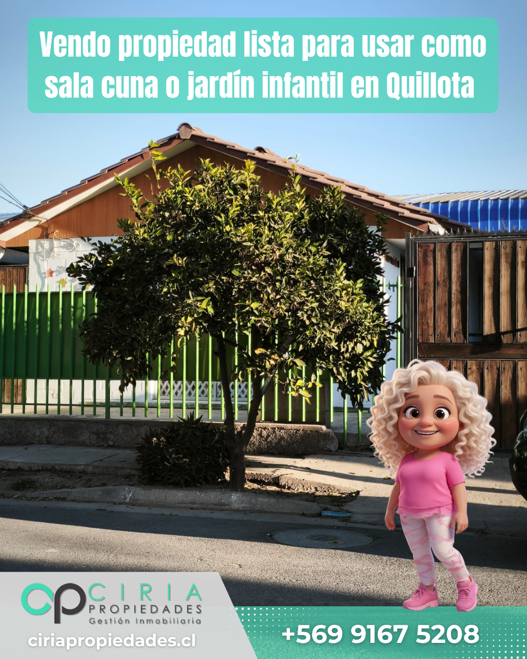Vendo propiedad lista para usar como sala cuna o jardín infantil en Quillota - Imagen 4