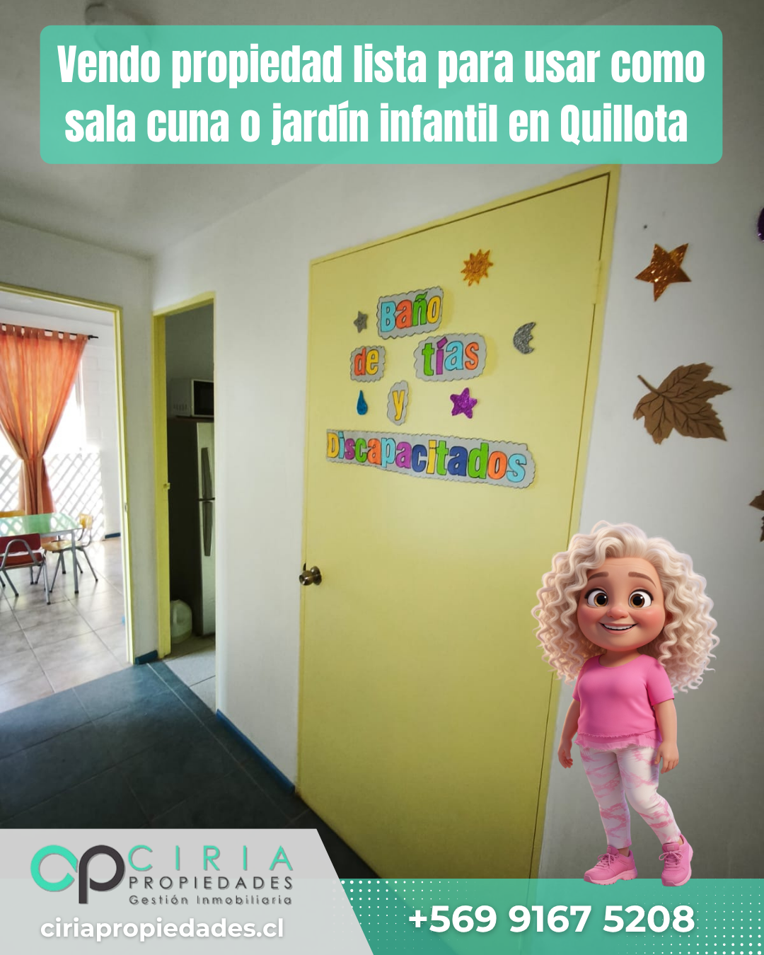Vendo propiedad lista para usar como sala cuna o jardín infantil en Quillota - Imagen 5
