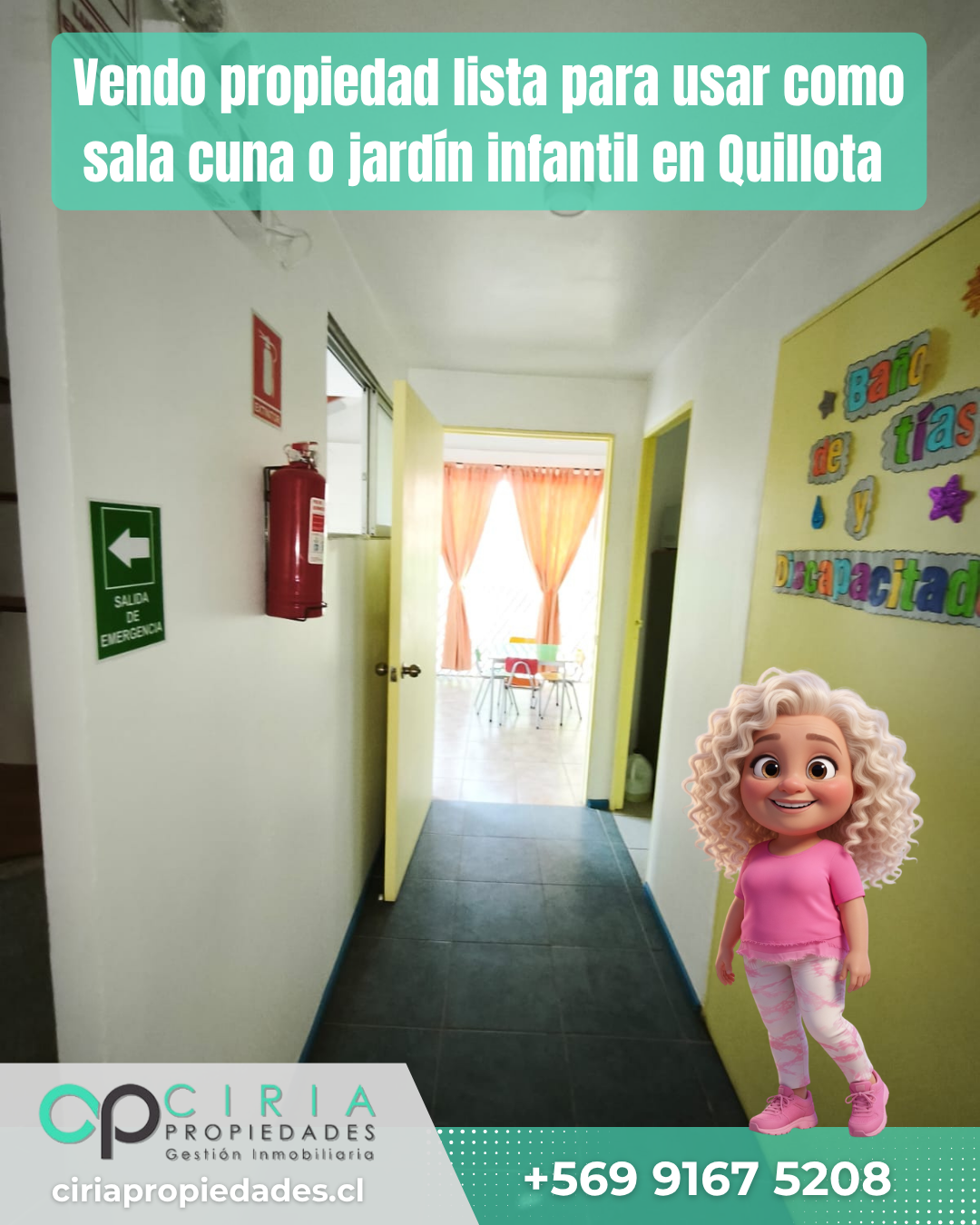 Vendo propiedad lista para usar como sala cuna o jardín infantil en Quillota - Imagen 6