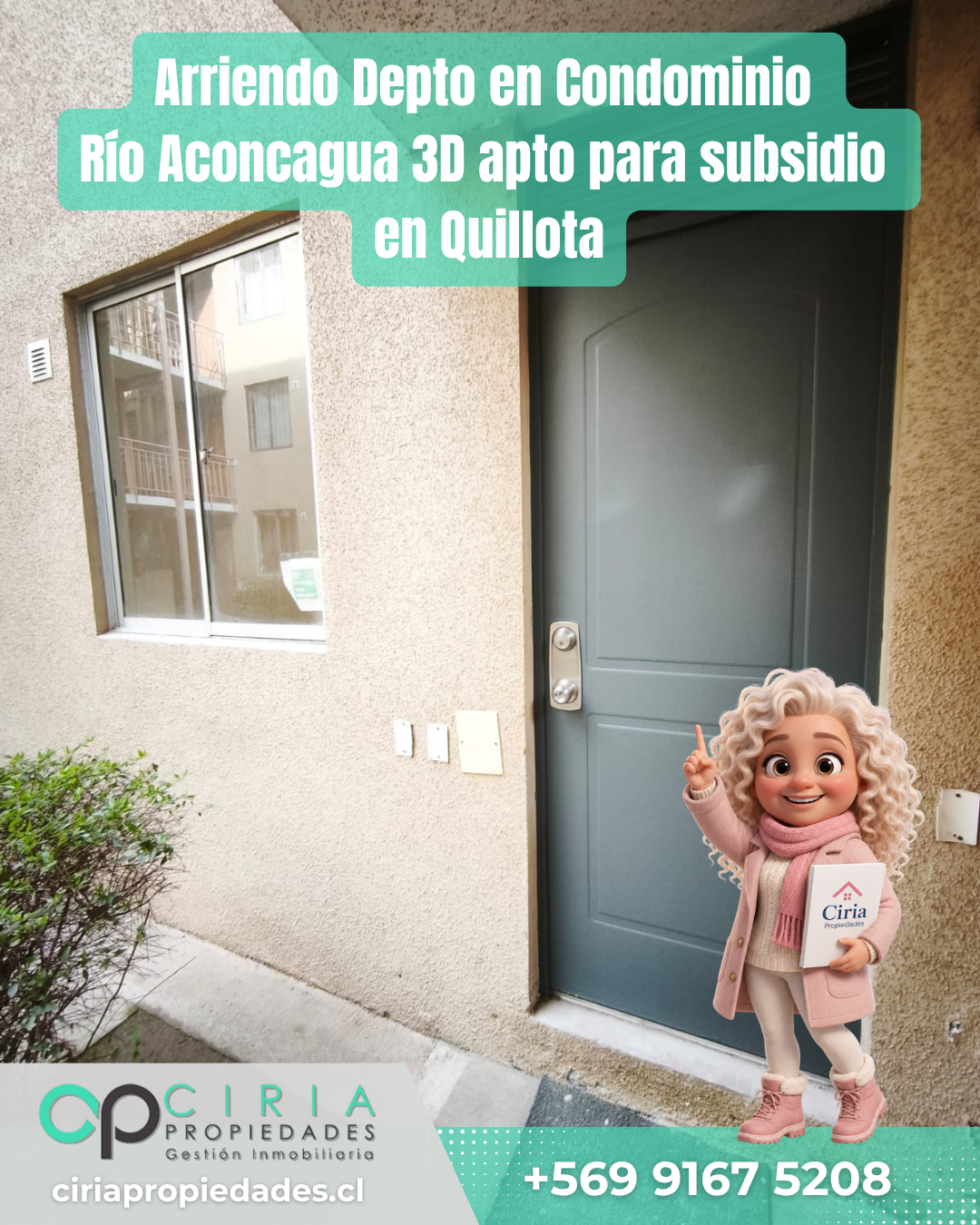 Arriendo Depto en Condominio Río Aconcagua 3D apto para subsidio en Quillota - Imagen 8