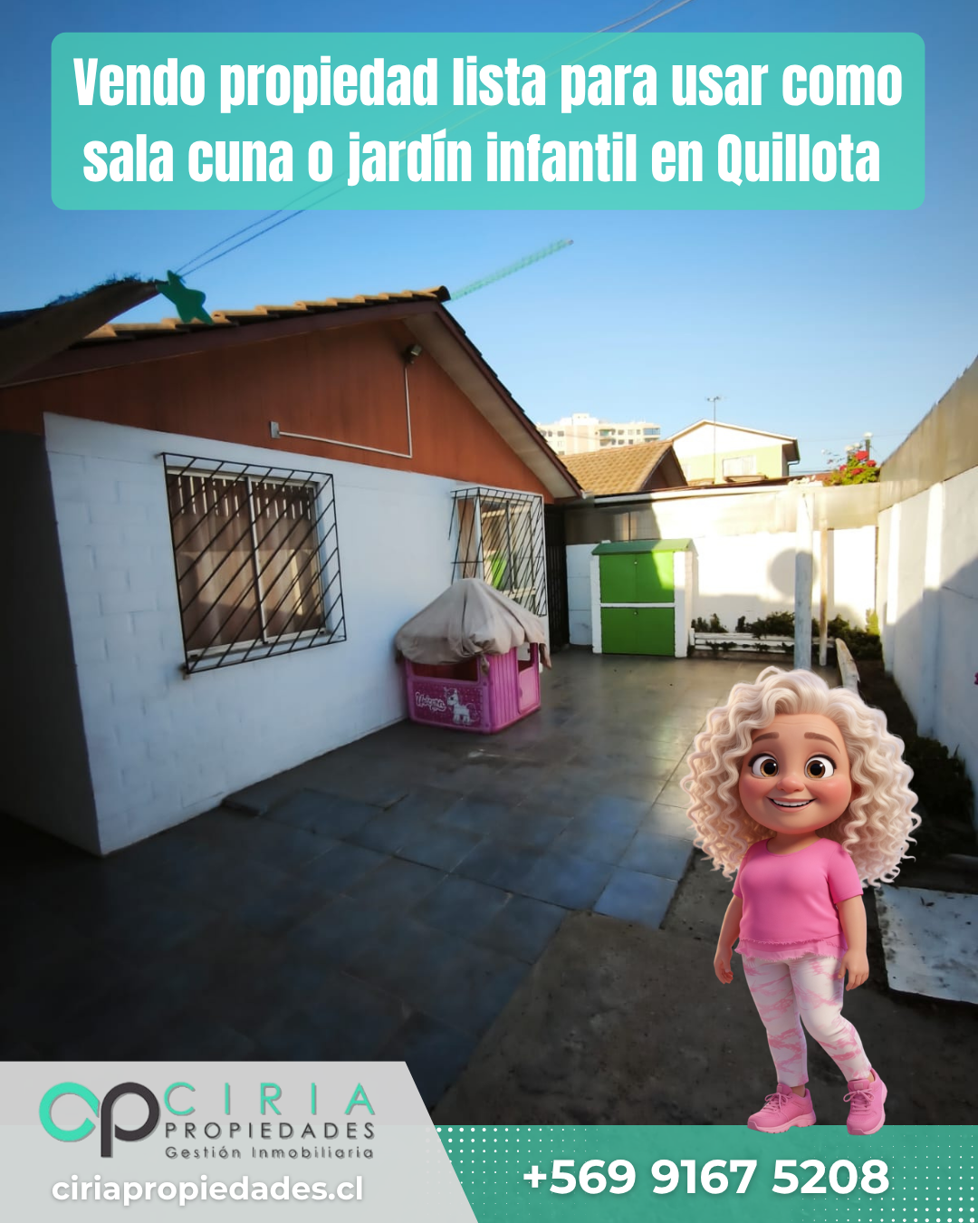 Vendo propiedad lista para usar como sala cuna o jardín infantil en Quillota - Imagen 9