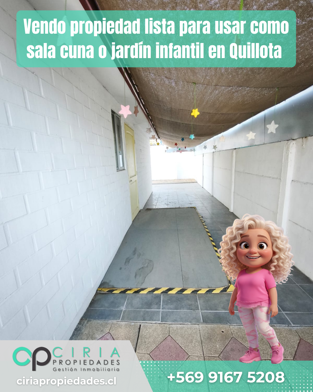 Vendo propiedad lista para usar como sala cuna o jardín infantil en Quillota - Imagen 10
