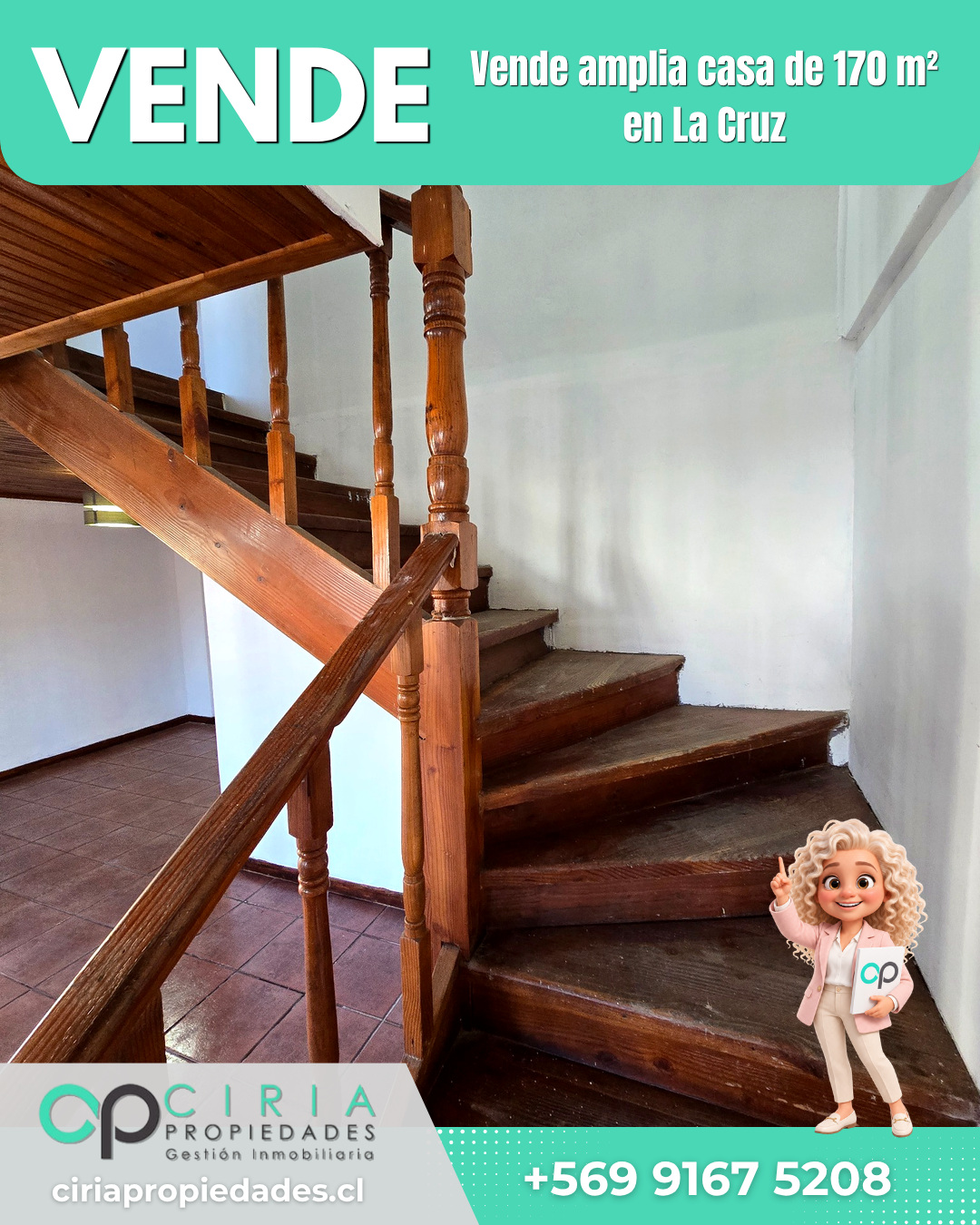 Vende amplia casa de 170 m² en La Cruz - Imagen 2