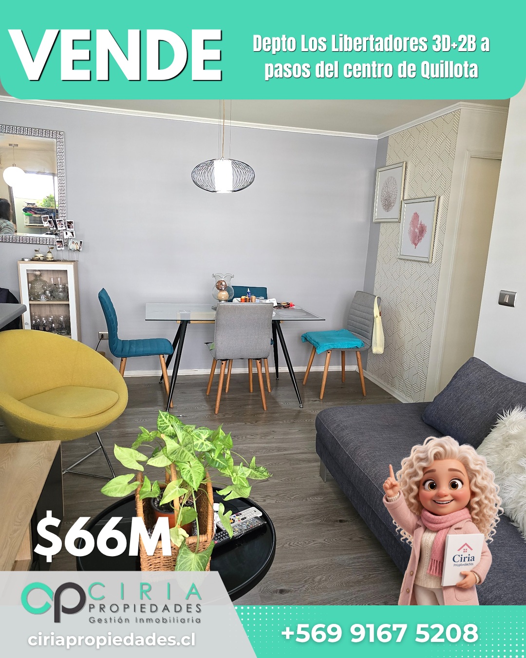 ¡Se Vende! Depto Los Libertadores 3D+2B a pasos del centro de Quillota - Imagen 6