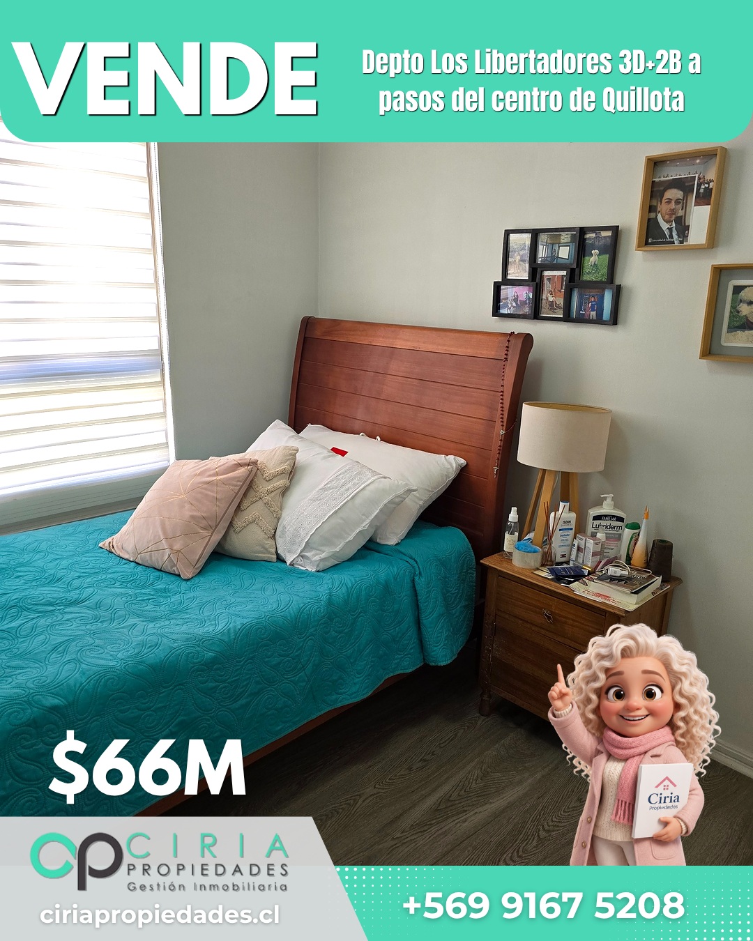¡Se Vende! Depto Los Libertadores 3D+2B a pasos del centro de Quillota - Imagen 7