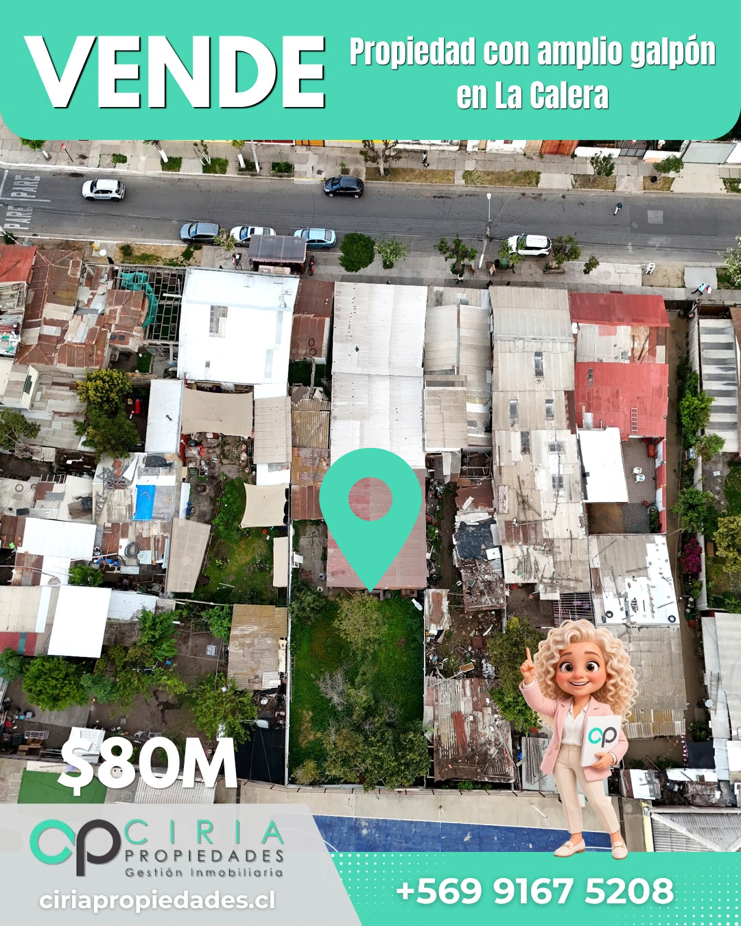 Vende propiedad con amplio galpón en La Calera - Imagen 2