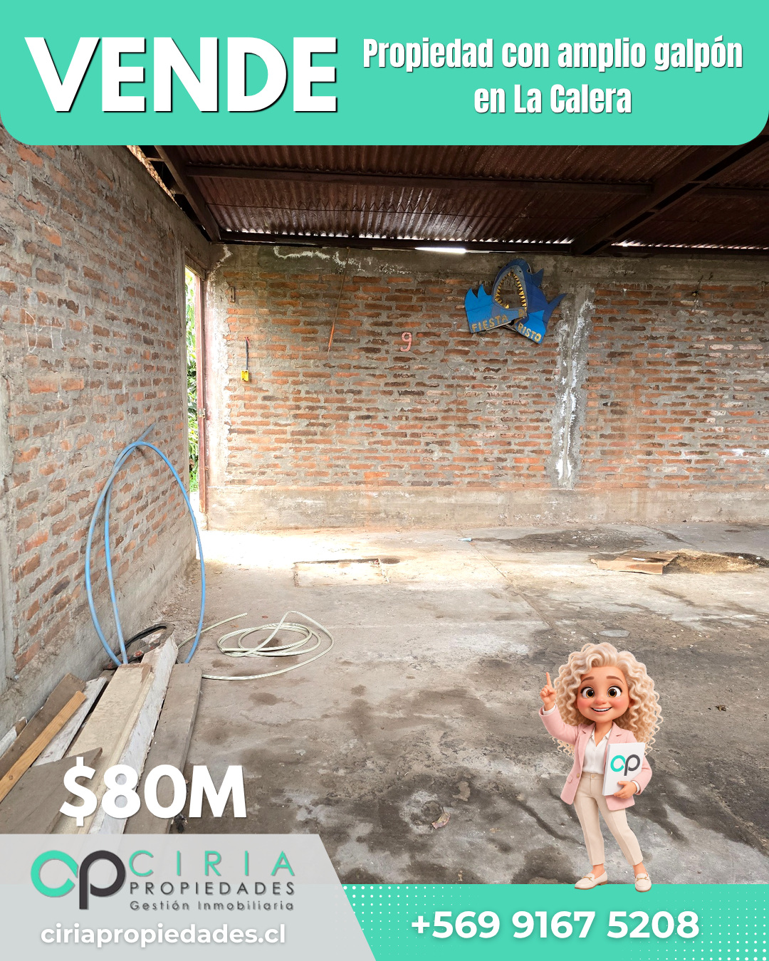 Vende propiedad con amplio galpón en La Calera - Imagen 9
