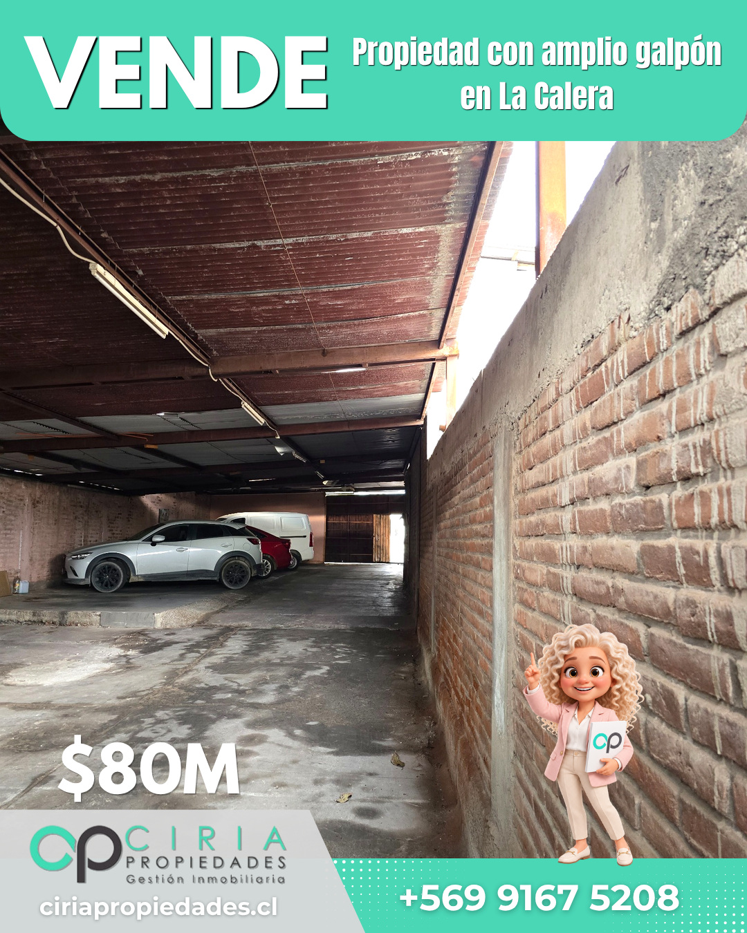 Vende propiedad con amplio galpón en La Calera - Imagen 6
